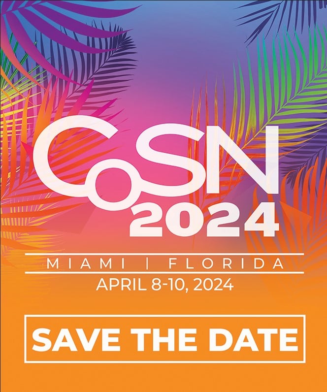 cosn colorful tropical 2024 theme logo vert e mail