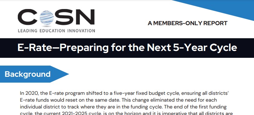 e rate preparing for the next 5 year cycle e rate preparing for the next 5 year cycle
