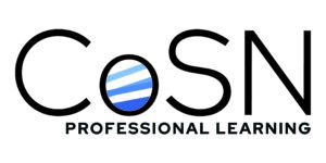 2024 01 cosn sub brand logos cosn subbrand logo professionallearning allblacktext