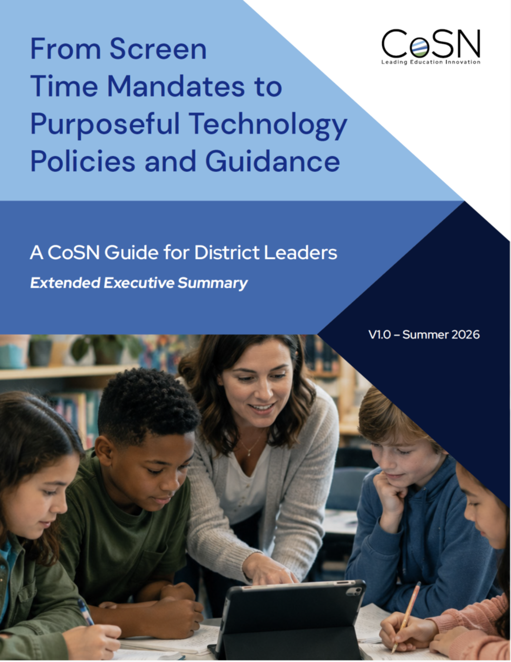 screen time mandates to purposeful technology policies and guidance cover sheet